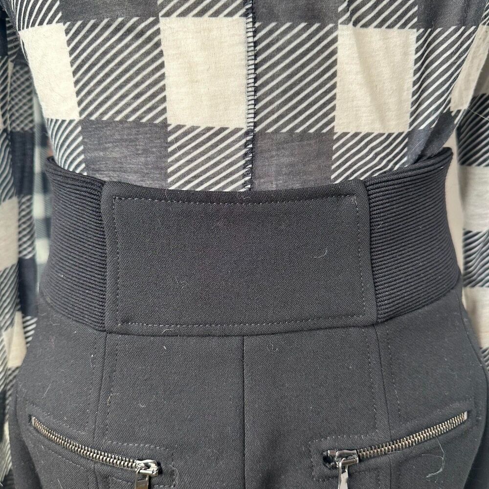 Proenza Schouler mod black mini skirt 60s retro - Picture 3 of 15